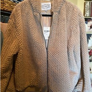 New Pink Martini Francis cozy bomber taupe xl